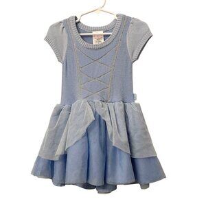 Disney Princess Blue Cinderella Cosplay Dress Tulle Size 2T